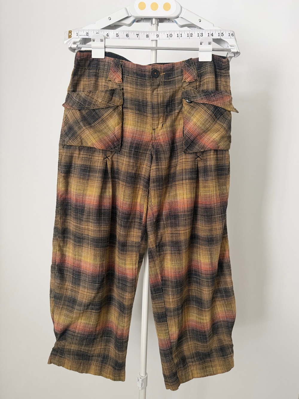 Free People - Plaid Cargo Pants in Multi-Tone